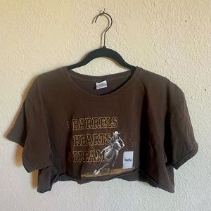 Ultra Cropped Western Graphic Tee